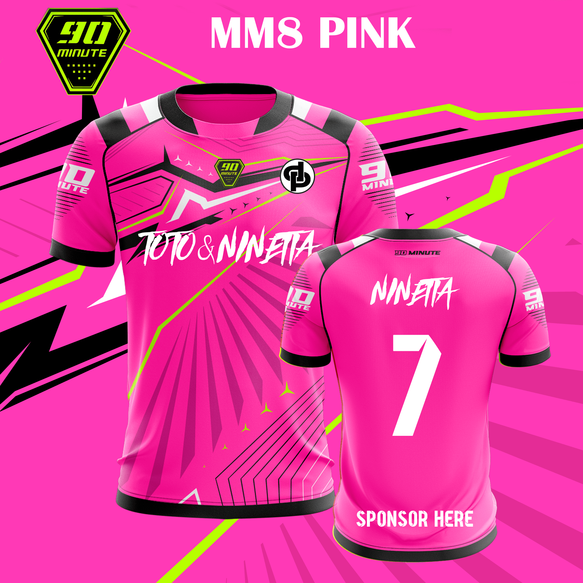 Jersey 90 Minute MM8 Pink