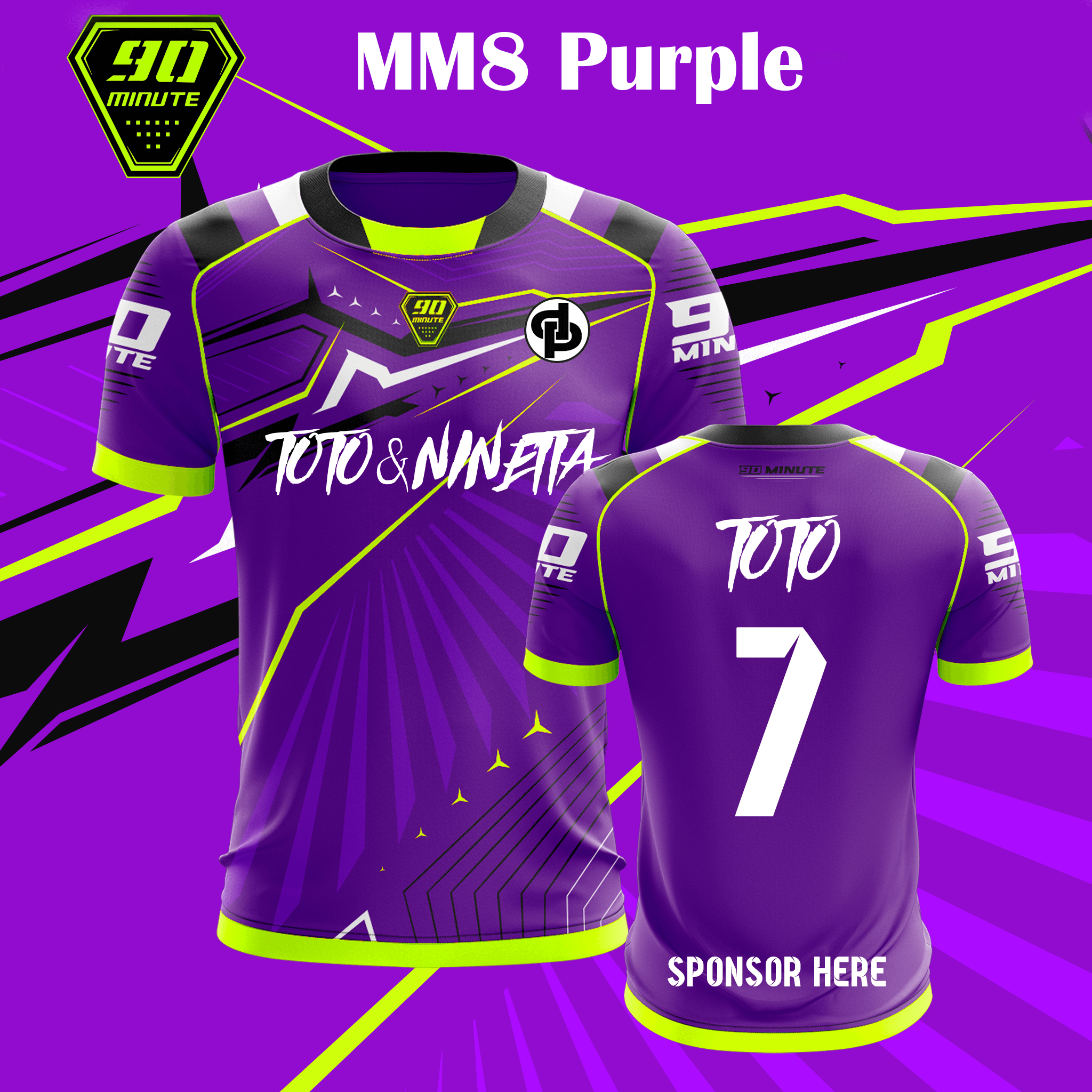 Jersey 90 Minute MM8 Purple