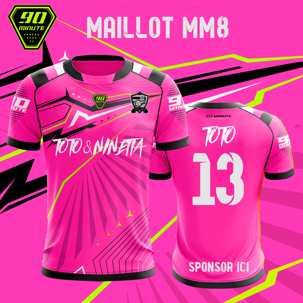 Maillot 90 Minute MM8 Rose