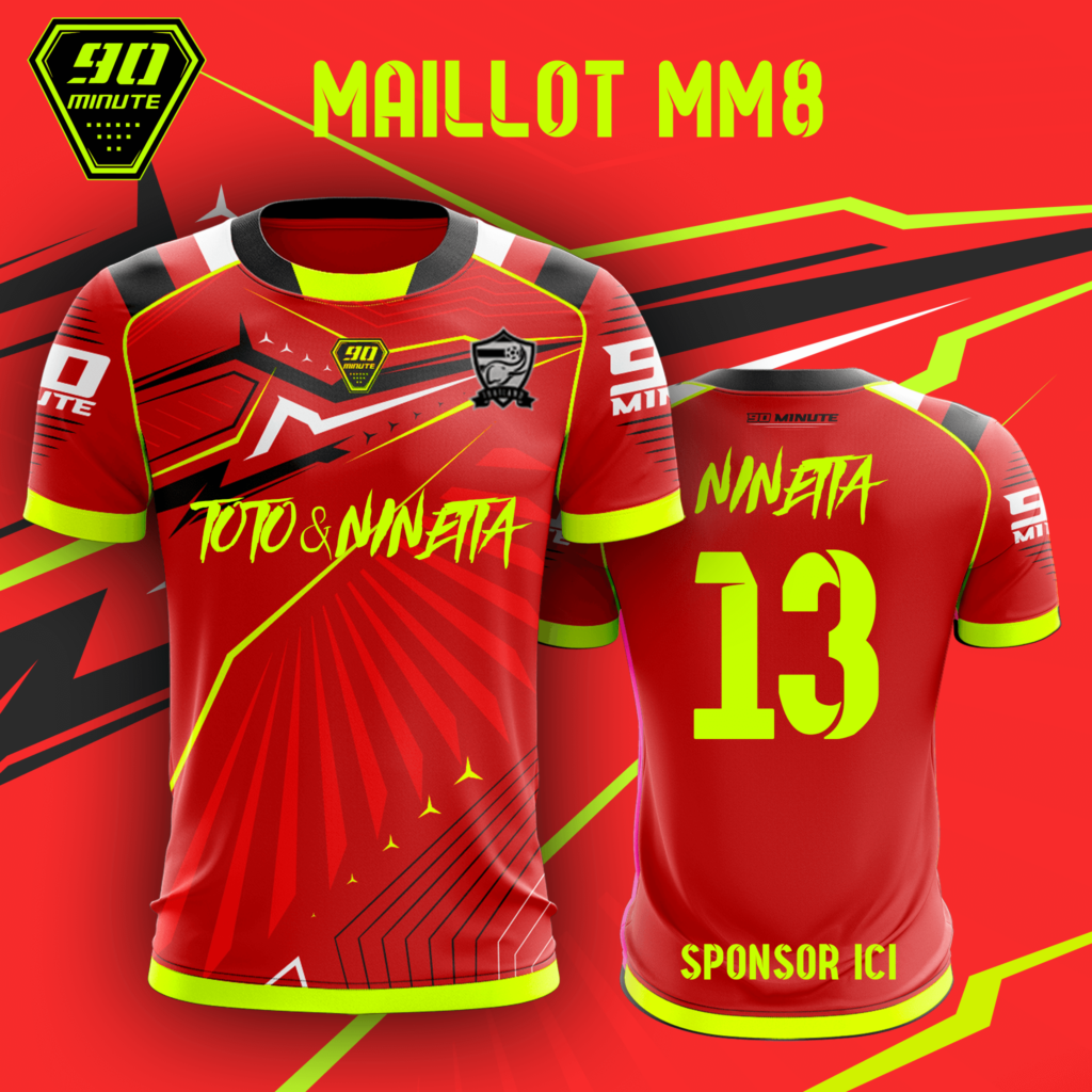 Maillot 90 Minute MM8 Rouge