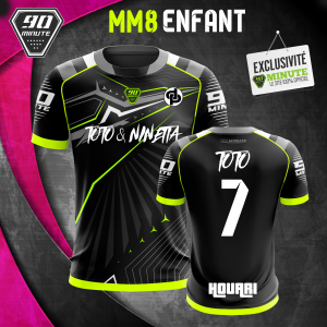 Maillot Enfant 90 Minute MM8 Noir