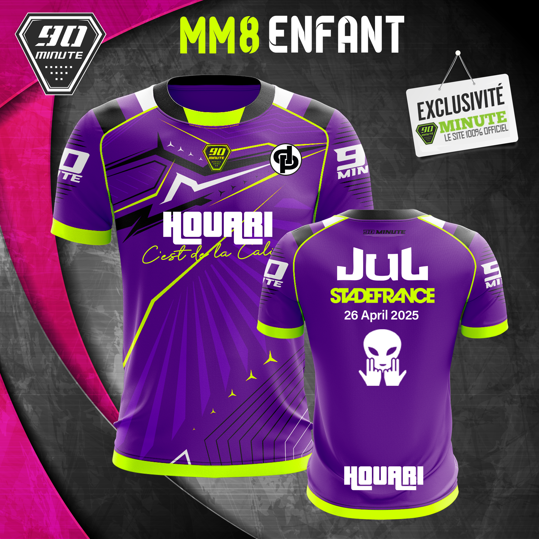 Maillot Enfant 90 Minute MM8 Violet