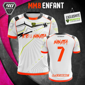 Maillot Enfant 90 Minute MM8 Blanc