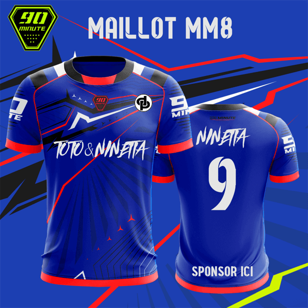Maillot 90 Minute Bleu Toto & Ninetta