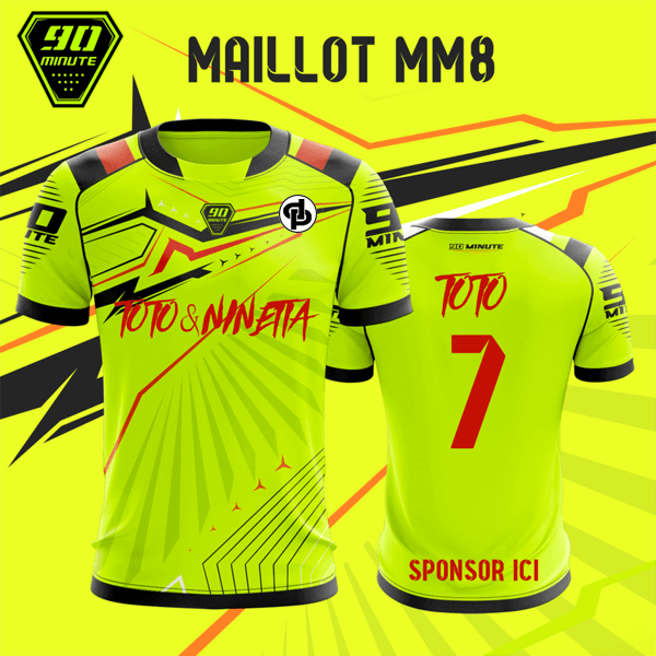 Maillot 90 Minute Jaune Toto & Ninetta