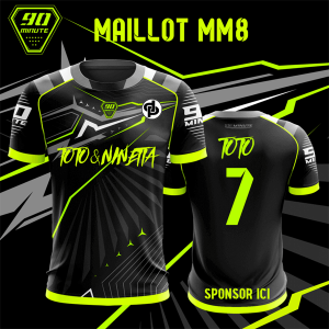 Maillot 90 Minute Noir Toto & Ninetta