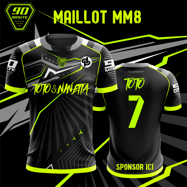 Maillot 90 Minute Noir Toto & Ninetta