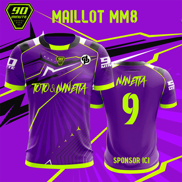 Maillot 90 Minute Violet Toto & Ninetta
