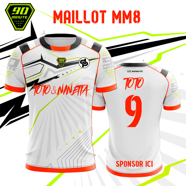 Maillot 90 Minute Blanc Toto & Ninetta