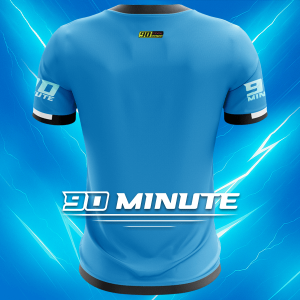 Maillot 90 minute MM10 Bleu dos